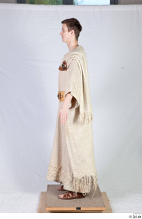    Photos Medieval Monk in beige habit 2 Medieval Clothing Monk a poses beige habit whole body 0003.jpg